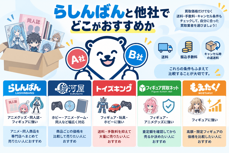 らしんばん 他社比較