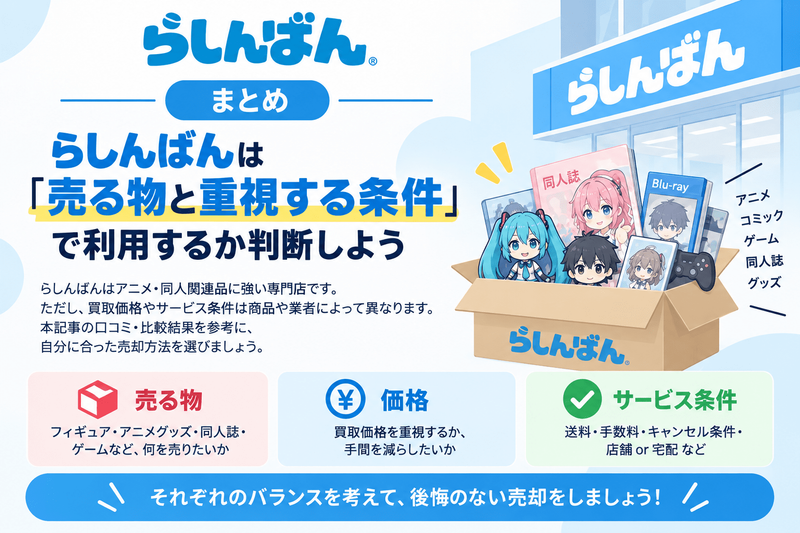 らしんばん まとめ